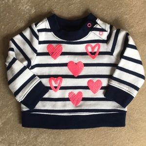 Cat and Jack nautical baby sweatshirt
